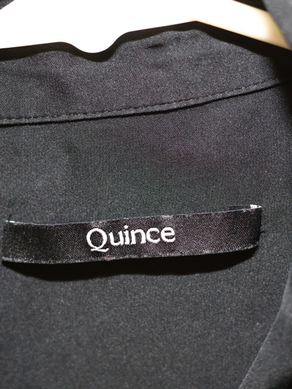 Quince Black Long Sleeve Shirt - Picture 3 of 4